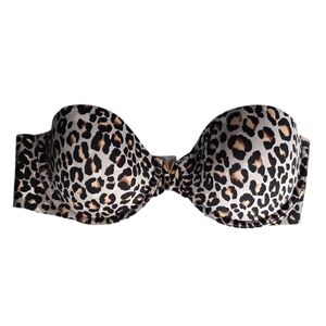 Victoria's Secret Multi-Way Leopard Print Strapless Bra. Size 32C